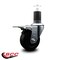 Service Caster 3.5'' Soft Rubber Swivel 1-5/8'' Expanding Stem Caster Total Lock Brake SCC-EXTTL20S3514-SRS-158 - alternate 4